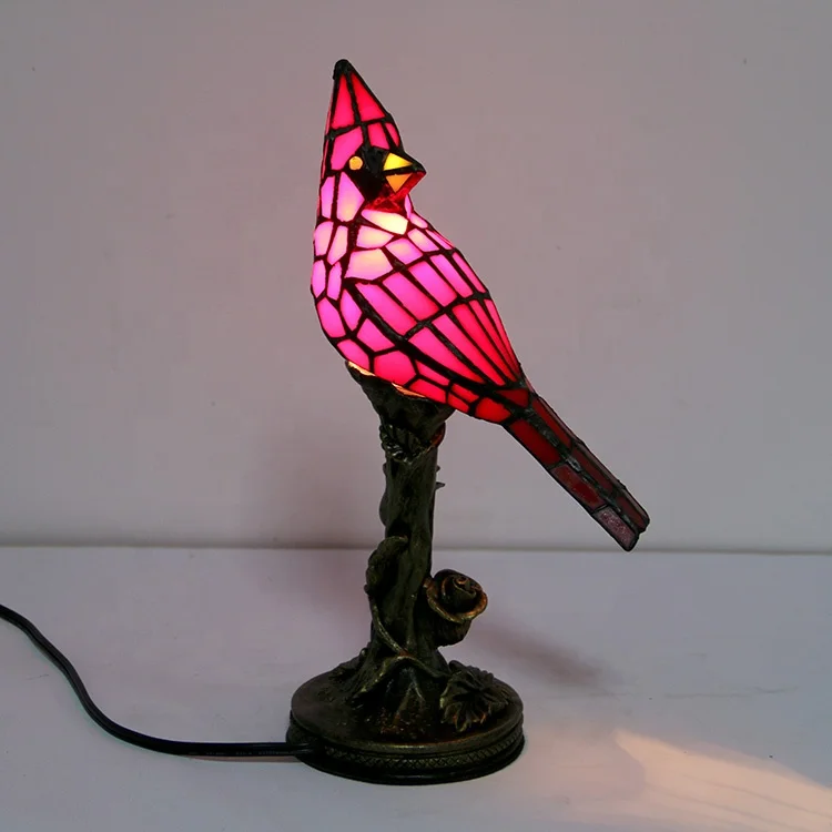 cardinal tiffany lamp