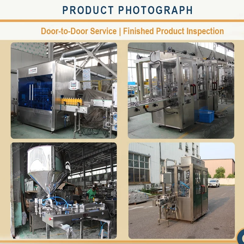 Automatic Beverage Glass Bottling Shower Gel Hand Sanitizer Perfume Shampoo Lotion Filling Capping Labeling Machine with Gear