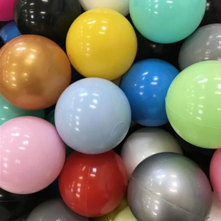 Genérico Bolas De Piscina Infantil 5.5 Cm – Pack De 50 Unidades Multicolor Sin PVC, Sin BPA, Lavables A Máquina