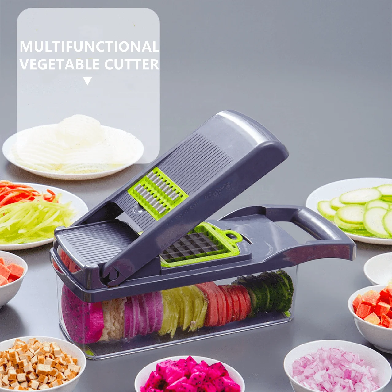 11/15/22 In 1 Multifunctional Vegetable Chopper Dicer Slicer