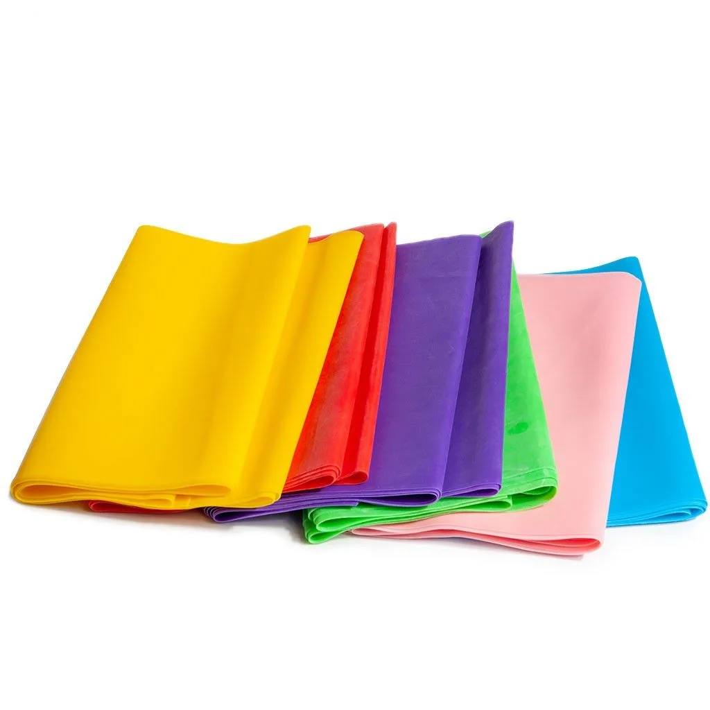 Customised High Strength Flat Resistance Bands Strech Band Latex Exercise Resistance Thera Band
