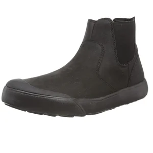 Best Selling Ankle-cut Suede Zip Autumn Closed Toe Work Boots Black Anti-static Light Weight