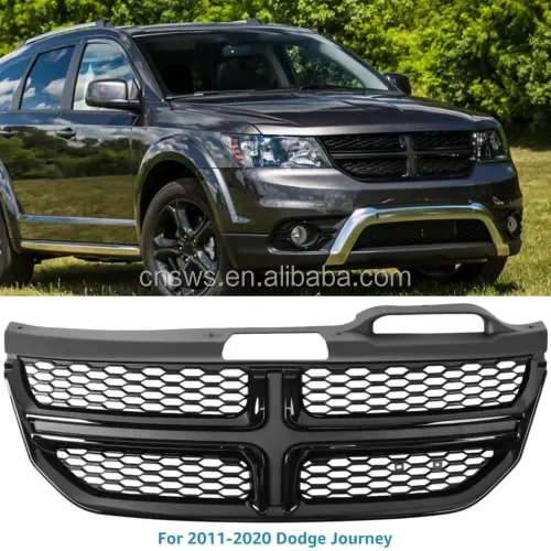 product car part front grille assembly for dodge grand caravan 2011 2020 black chrome 68088969ac 68100 689ac-35