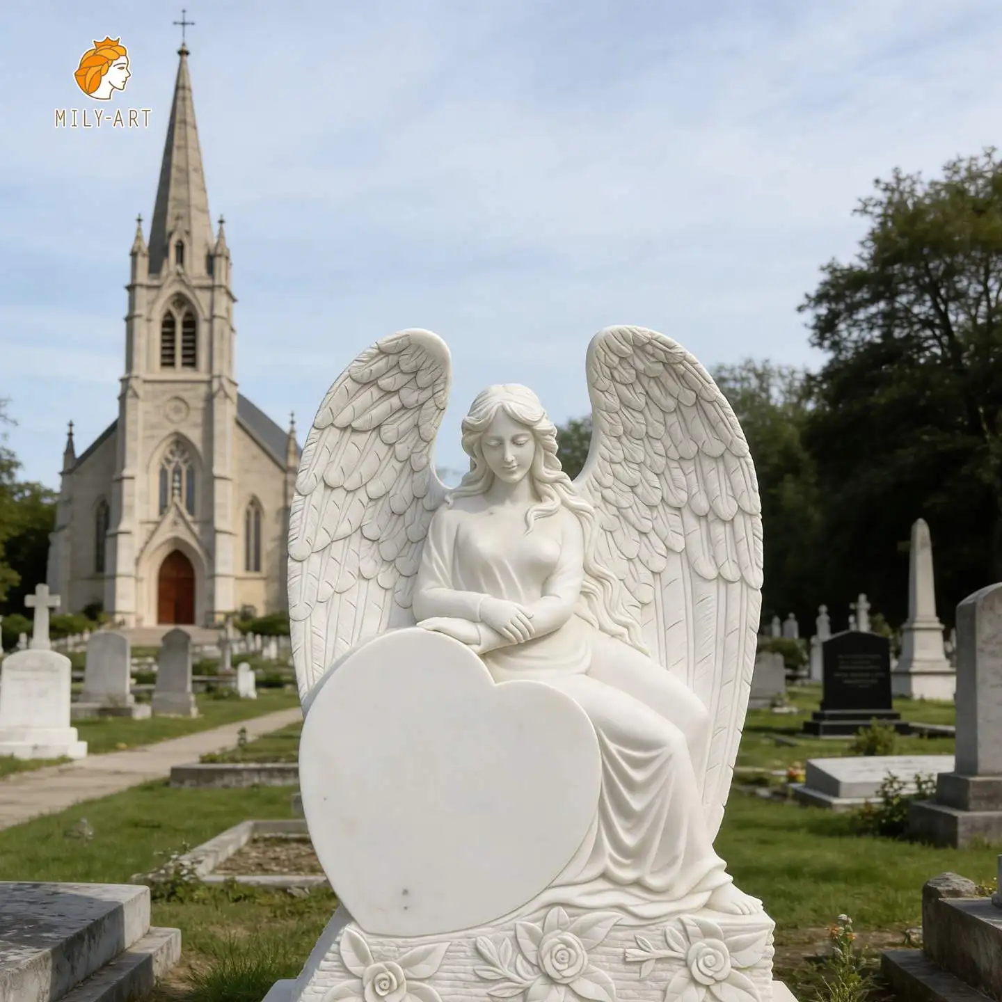 Cimitero Decorativo a Forma di Cuore, in Metallo, Decorazione per il Cimitero, Decorazione da terra, Targa Commemorativa per Esterni, Palo Commemorativo per la Mamma e la gioia