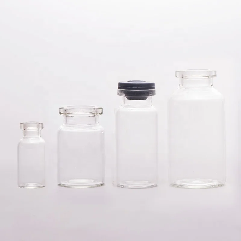 2ml 10ml 30ml 50ml 100ml Clear or Amber Empty Glass Bottle Vial