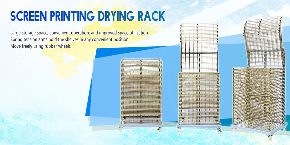 50 Layers Best Sale Screen Printing Racks/bags Screen Printing Drying Racks factory