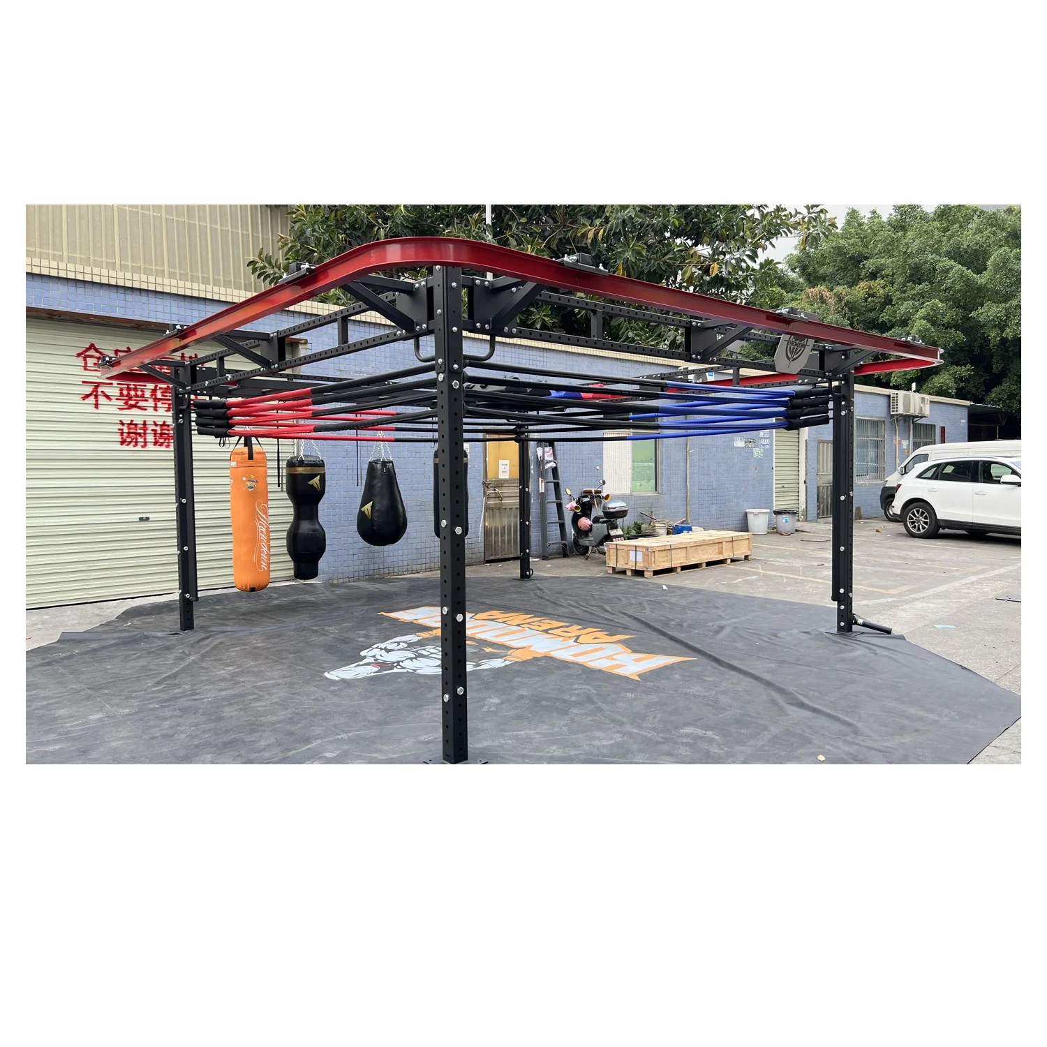 Manufacturer Customization Removable Portable Mini Gym Fitness Training Lifting Boxing Ring