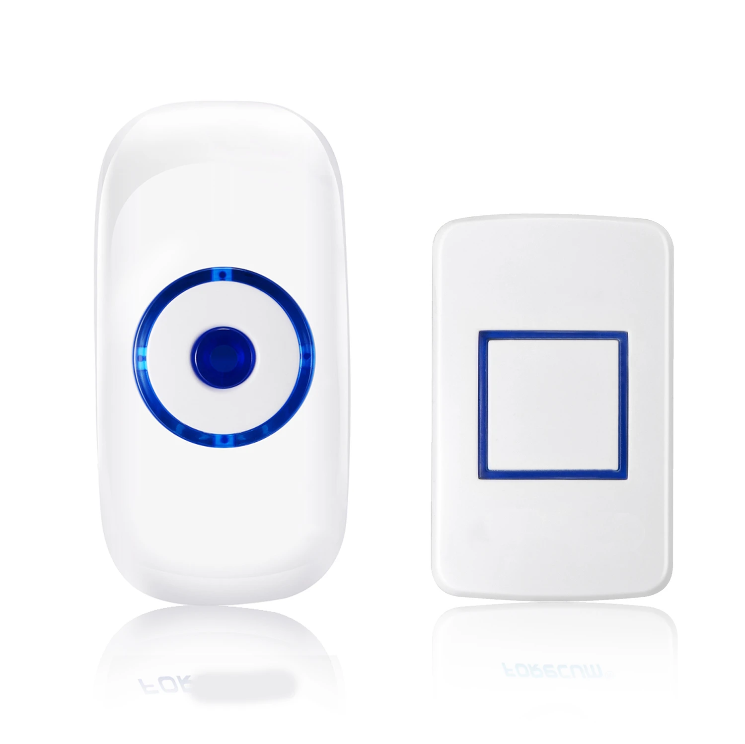2021 New Design Wireless Motion Detector Door Bell System Power Source Plug and Battery Apartment Alarm System