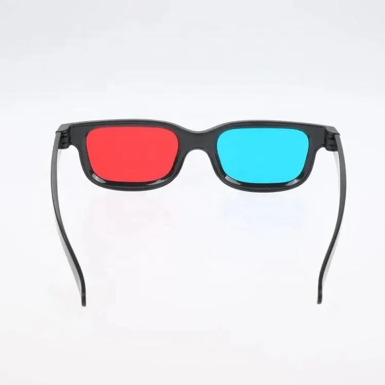 Anaglyph 3D Glasses Red-Cyan Blue Format for Viewing 3D Movies/Games & Pictures