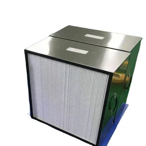 0.3 Micron 99.99% H13 14 Separator / Paper Hepa air Filter 24 X 48 with Aluminum or Galvanized Frame