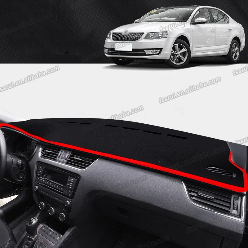 Cubierta Para Salpicadero De Skoda Octavia A8 2021-2024 - Protección UV, Color Negro