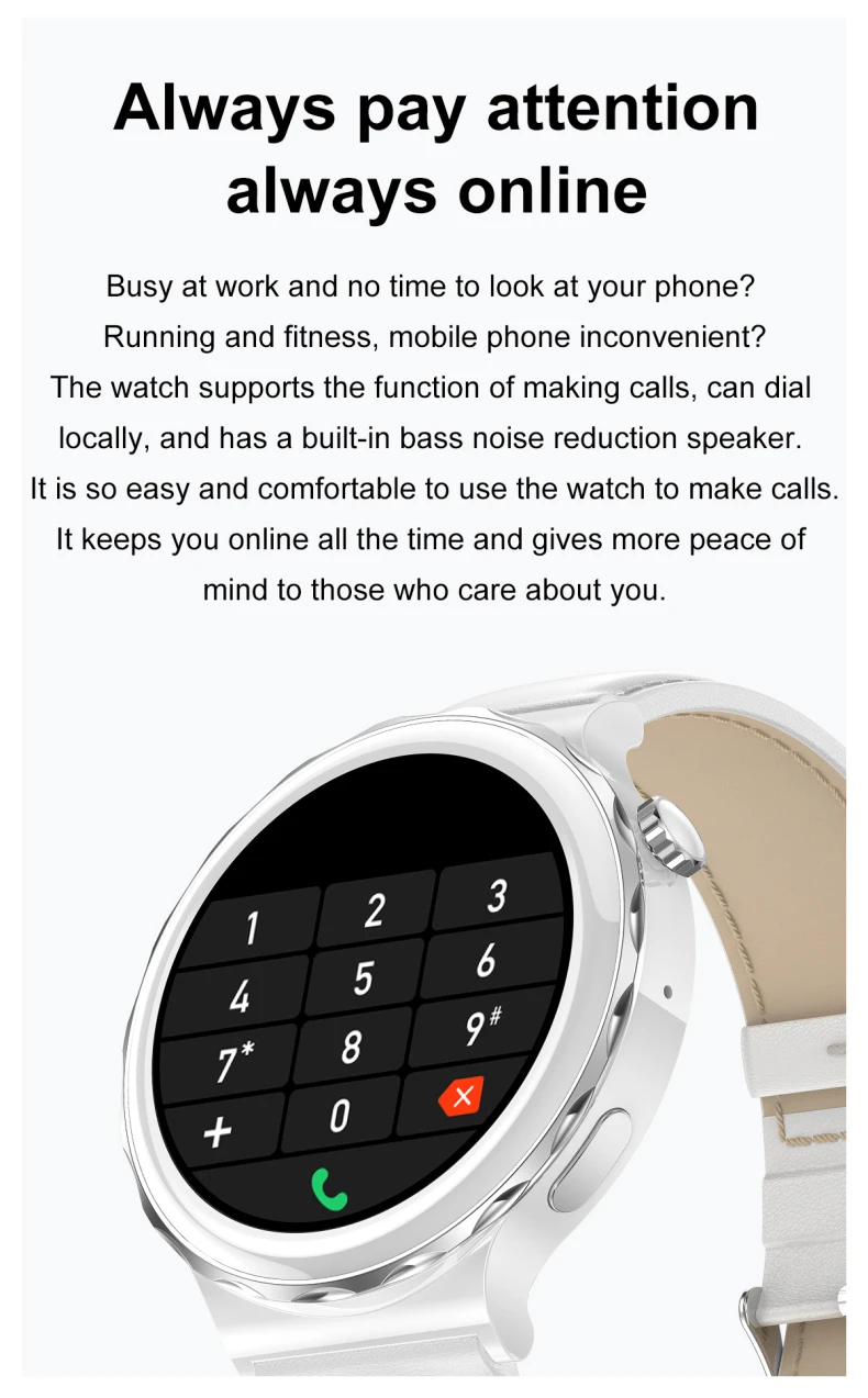 Luxury Smartwatch HK43 for Women BT Calling Function Heart Rate Monitor Blood Pressure Blood Oxygen Monitor Ladies Smartwatch(10).jpg