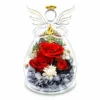 Sombra de flor de ángel de encanto rojo