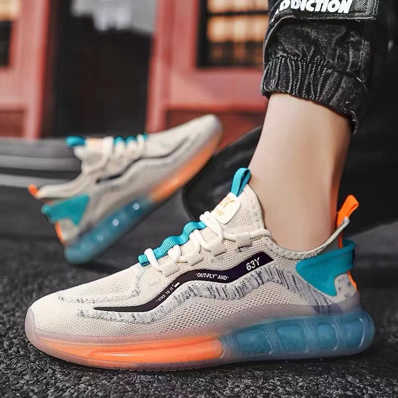 High Quality Walking Comfortable Soft Sole Fitness Running Men Casual Shoes