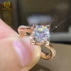 Diamant de couleur or/blanc D