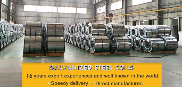 High Quality Z275 Hot Dipped Galvanized Steel Coil Zinc Coated Steel Galvanized Coils manufacture