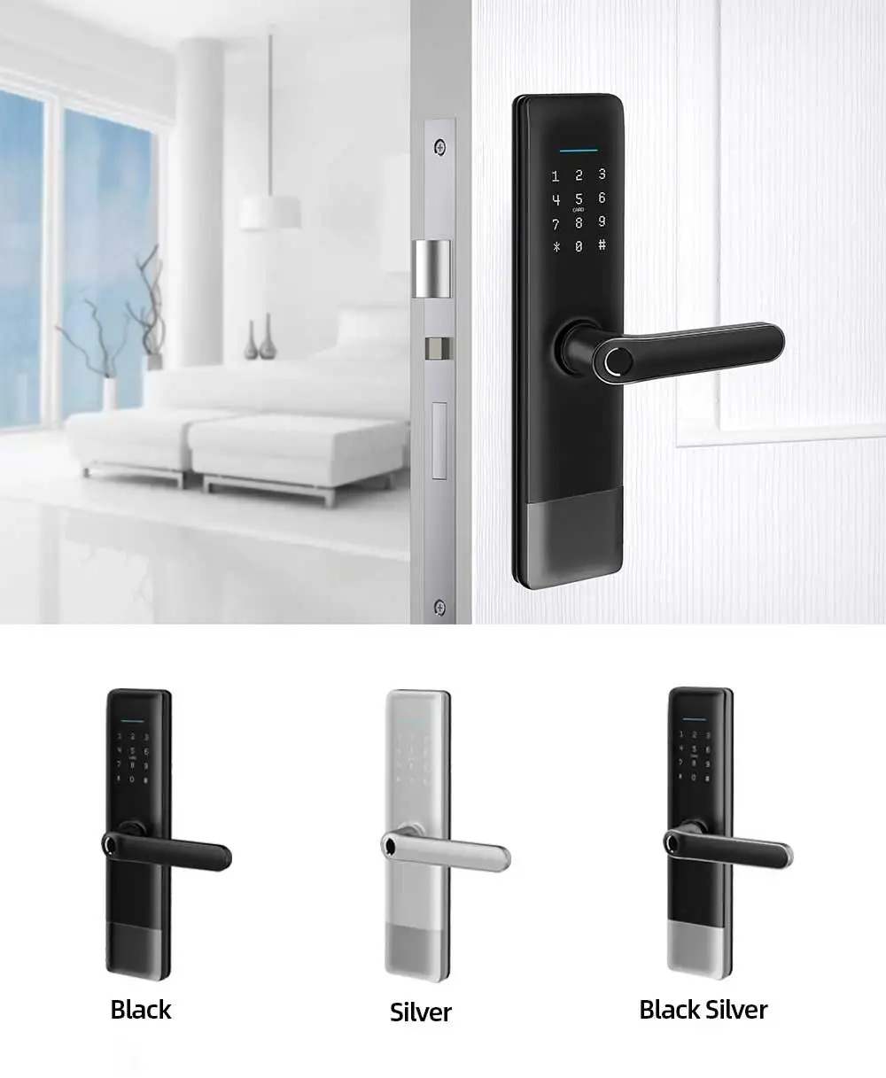 Liliwise Smart Door Lock with Cloud Storage Biometric Fingerprint for Residential and Airbnb Use 4