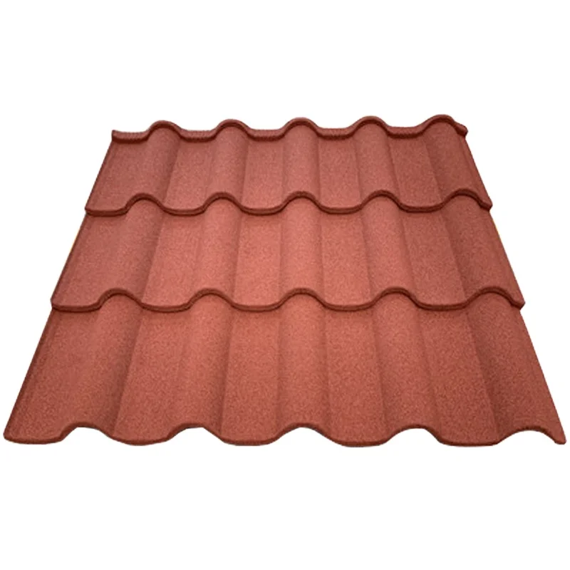 Building Roofing Materials German Technology Lightweight Insulated Colorful Stone Coated Metal Roof Tiles