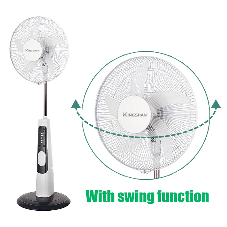 16 18 Inch Solar Ac Dc 12v With 32 Led Light Remote Control Charging Fan Floor Fan Rechargeable