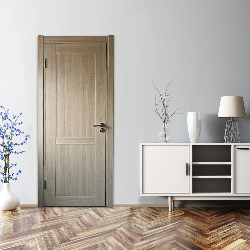 Belsonwpc Eco-Friendly PVC Composite Door China's Hot Sale Waterproof Main Door Finished Wpc Door for Interior Bathroom Bedroom