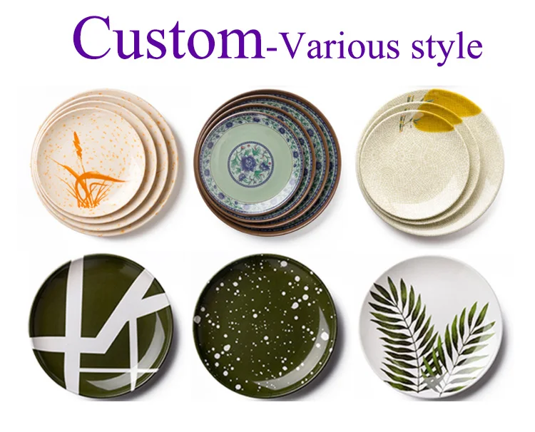 Hot Sell Custom Melamine Dinnerware Wholesale Kitchen Melamine Dishes