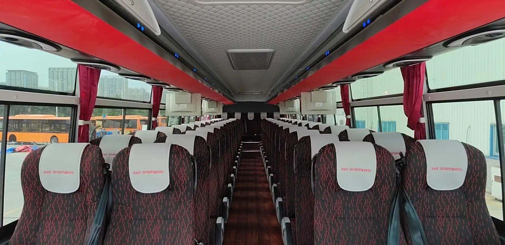 Новые городские автобусы Zhontong LCK 6129D автобусные сиденья Роскошные Пассажирские 58