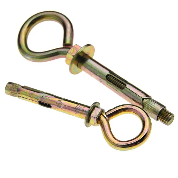 Boulon en zinc galvanisé Manchon en acier au carbone Boulon d'expansion du béton avec trou au milieu Boulon d'ancrage d'expansion