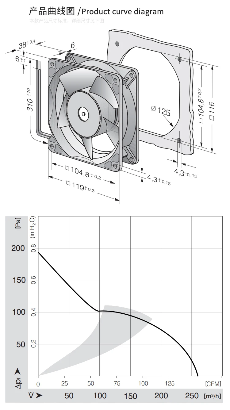 Please contact me Cabinet 12038 cooling  fan Variable New fan Original   axial fan 4114NHH