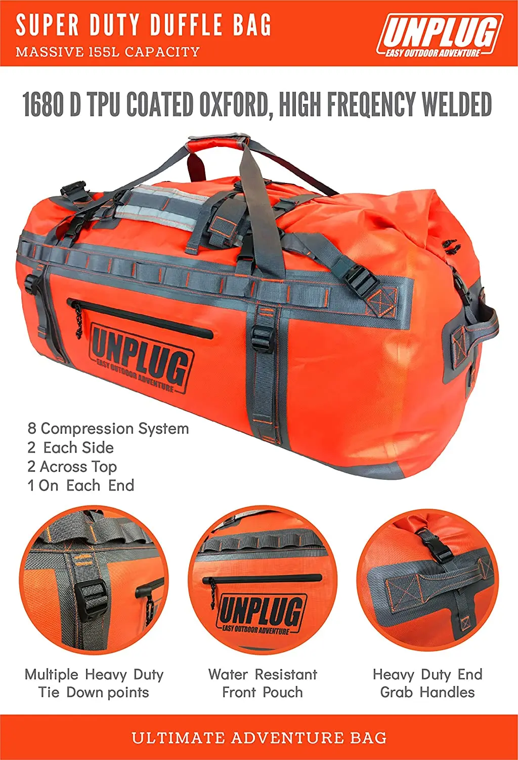 Extra Large Waterproof Duffle Bag Travel Bag with Removable Shoulder Strap Heavy  Duty Bag Roll up Durable Outdoor Dry Bags - China Dry Bag and Waterproof Bag  price