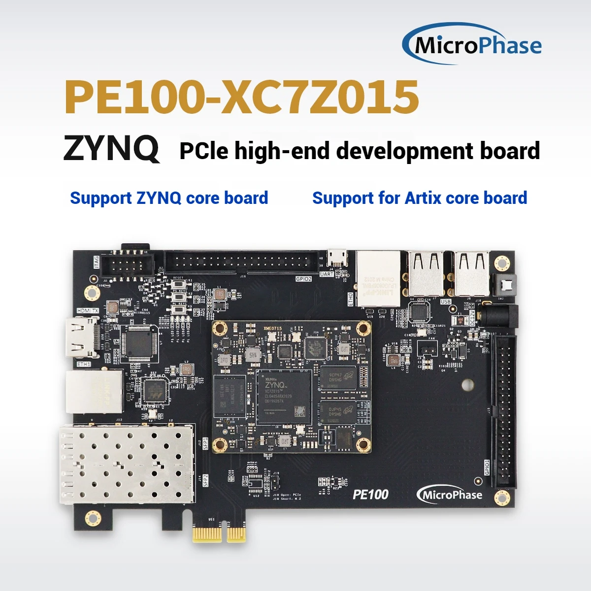 ZYNQ7015 ARM XC7Z015 PCIE SFP PE100-XME0715 FPGA Kit