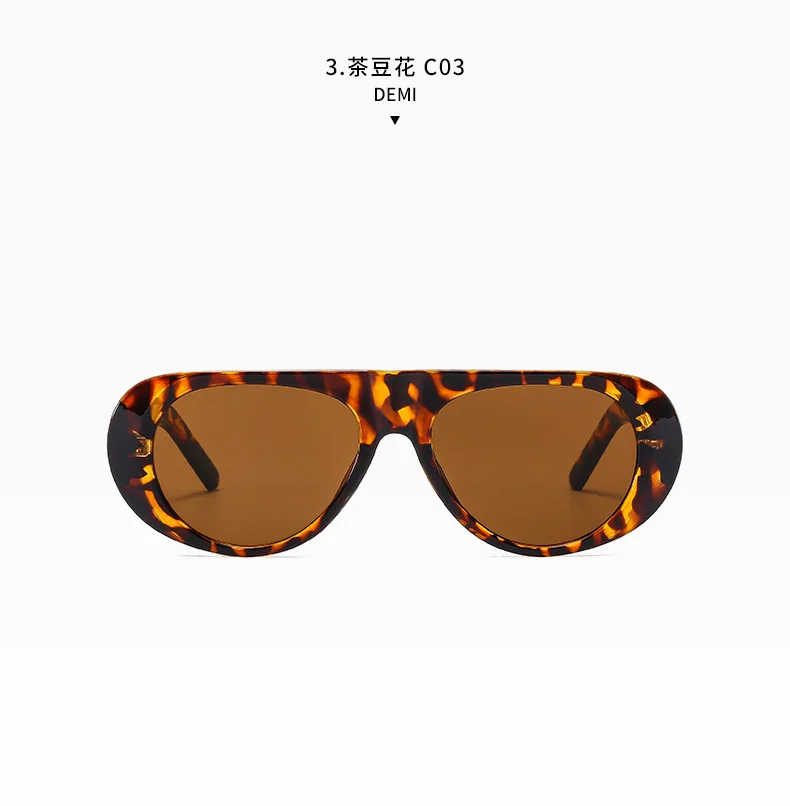 Retro Irregular Big Frame Women Oversized Sunglasses 2024 Luxury Brand Tea Beige Square Frame 