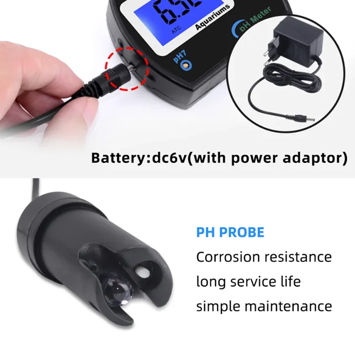 Testeur qualité d'eau pH stylo pH mètre LCD haute précision 0.01 Tester