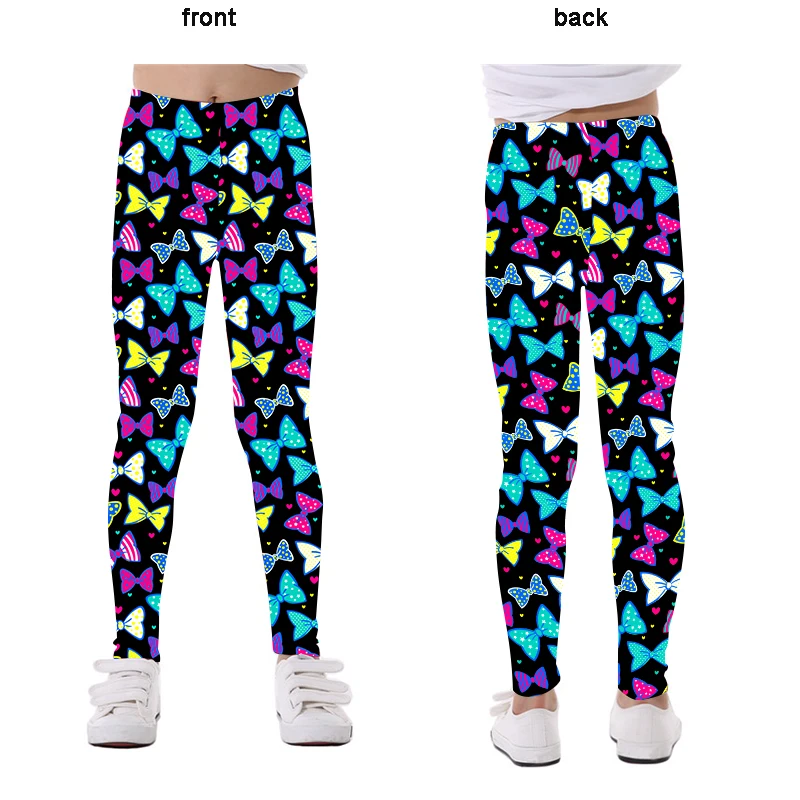 Bright Colorful Bowknot Printed Kids 