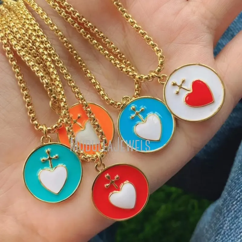 Cross Colors Gold Plated Necklace 