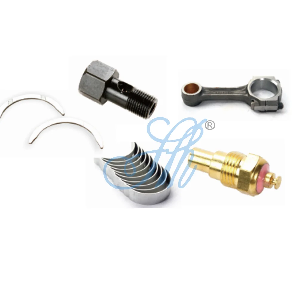 ISUZU 4Jb1 Connecting Rod and Main Camshaft Bearing, Water Temperature Sensor, Valve Screw Truck Engine Spare Parts