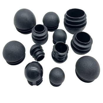 QUARKZMAN 6pz Inserti per Tubi Quadrati con Filettatura M6, per Tubi Quadrati 0,63x0,63 OD Spina Plastica Nera Inserto per Rotelle Tappi Sedia Gambe Mobili