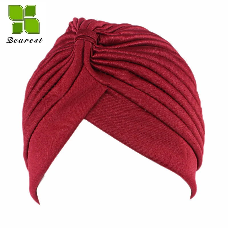 Indian Cap Pleated Head Wrap Turban 