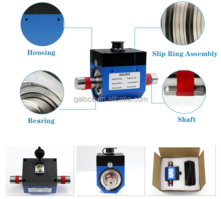 Galoce 2022 Hot Gts208 Small Range Noncontact Rotating Torque Sensors