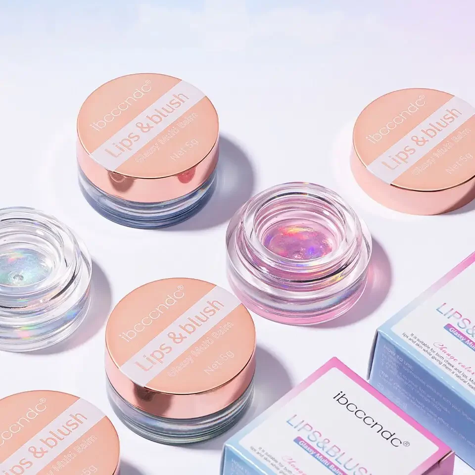 Color Changing Blush Pink Lip Blush Glassy Multi Balm Color Changing Blush Oil Gel Blush