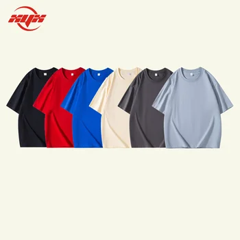 Wholesale New arrival Men activewear 100%Cotton 260Gsm oversized t shirt custom logo plain oversized t shirt