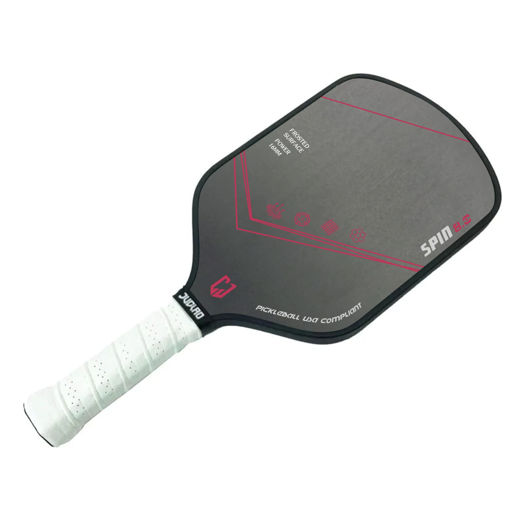 For JOOLA Ben Johns Perseus Pickleball Paddle USAPA Standard 16mm T700 Raw Carbon Fibre with 16mm Rough Surface