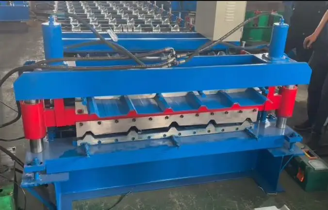 Dobladora De Calaminas Tr4 Tr5 Double Roll Forming Machine
