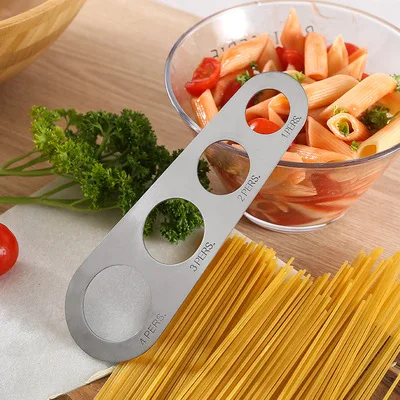 Misuratore Per Spaghetti In Acciaio Inossidabile | 4 Fori Per Porzioni | Gadget Da Cucina Pratico - Foto 7