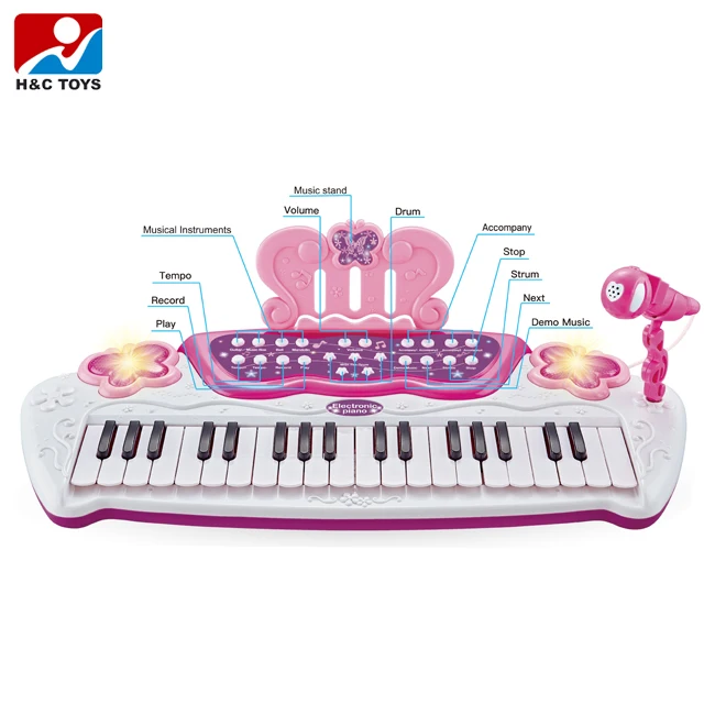 Clavier musical multifonction 37 touches avec microphone piano électronique éducatif jouets