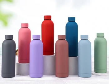 logo  customized  stainless steel vacuum water bottle travel water bottle pattern customized sports bottle
