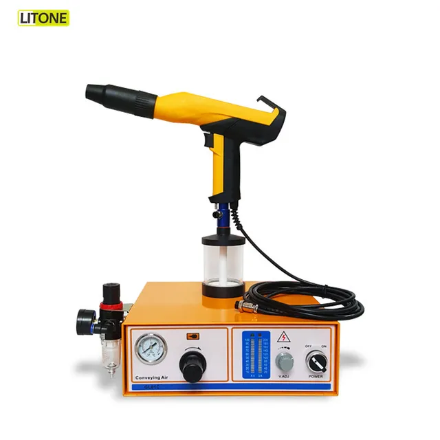 Hot selling industrial manual mini  plating metal Small Lab test Powder Coating spray machine gun for Automobile Industry