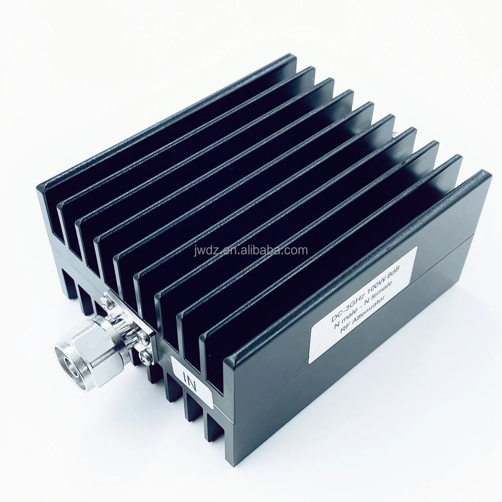 RF N coaxial fixed attenuator,DC to 3GHz/4GHz,100W 2db.3db.5db.6db.10db.20db.30db.40db Attenuator