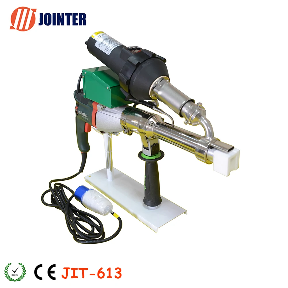 3800W Powerful HDPE PP Hand Held Plastic Extruder with German Drill