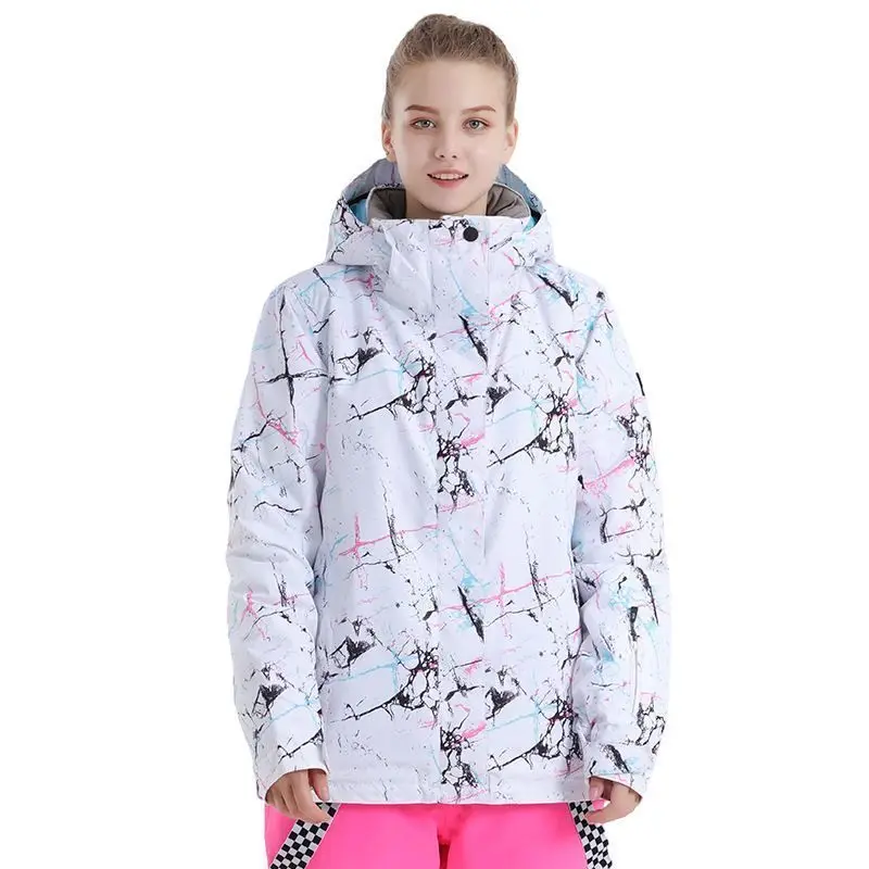 GEMYSE Women’s Mountain Waterproof Ski Snow Jacket Winter Windproof Rain Jacket 