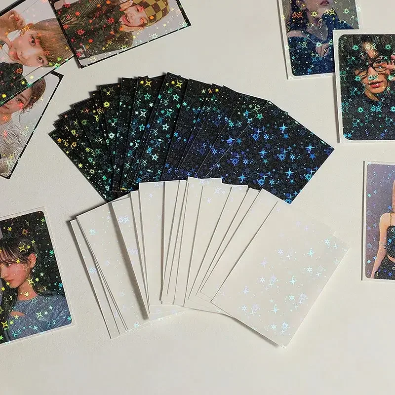 Juvida OEM Clear Holographic Card Protector Inner Sleeves Game Card Holder KPOP Idol Photocard LOMO PC Card Sleeves Juvida OEM Clear Holographic Card Protector Inner Sleeves Game Card Holder KPOP Idol Photocard LOMO PC Card Sleeves
